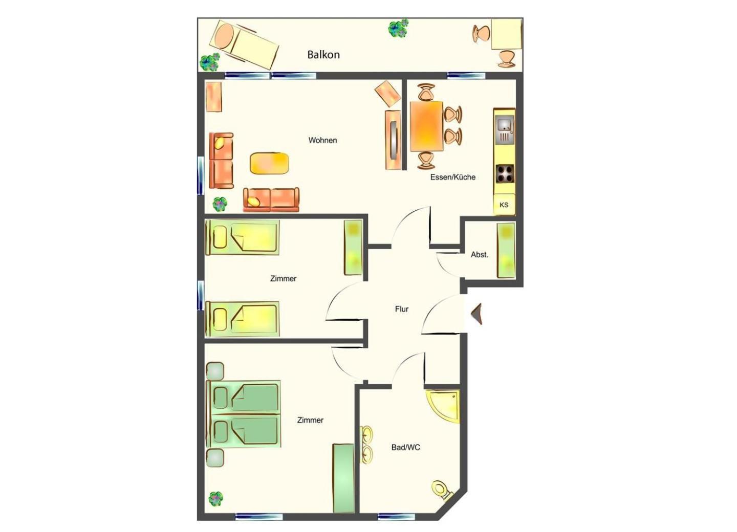 Haus Triade Ferienwohnung Triade 3 Zinnowitz Buitenkant foto